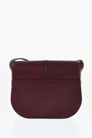 Solid Color Leather BETTY Crossbody Bag