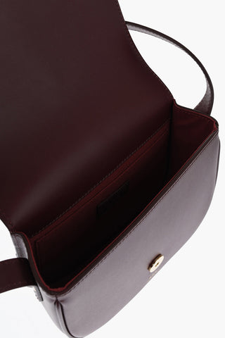 Solid Color Leather BETTY Crossbody Bag