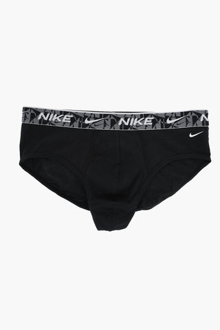 Set 3 Paia di Slip in Cotone Stretch con Banda Elastica Logata