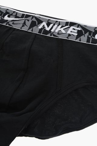 Set 3 Paia di Slip in Cotone Stretch con Banda Elastica Logata