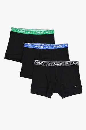 Set Aus 3 Paaren Stretch-Baumwoll-Boxer Mit Logobund