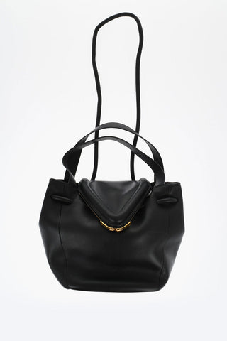 Borsa a Mano BEAK in Pelle con Tasca Triangolare