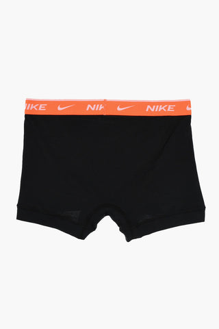 Set Aus 3 Paaren Stretch-Baumwoll-Boxer Mit Logobund