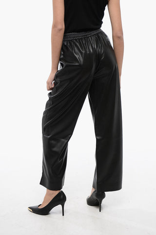 Hose ODESSA Im Loose-Fit Aus Veganem Leder Mit Elastischem Bund
