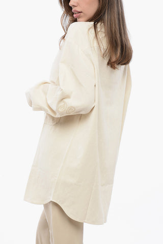 Overshirt FABIAN in Tinta Unita con Doppio Taschino