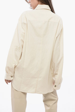 Solid-Color Overshirt FABIAN with Double Pocket