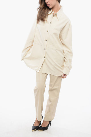 Overshirt FABIAN in Tinta Unita con Doppio Taschino