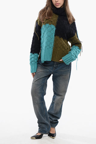 Patchwork Alpaca Blend ANTARCTIC DREAM Pullover