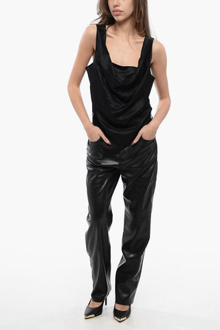 Asymmetrisches Top aus Satin