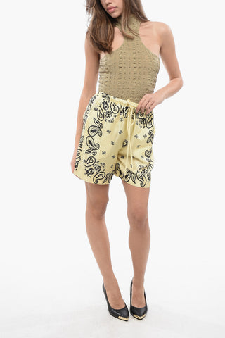 Silk Shorts ANNE Bandana Print