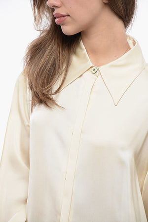 Camicia in Viscosa con Colletto Francese