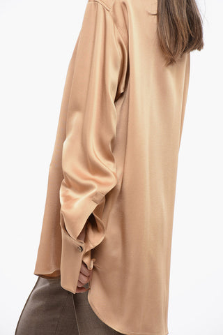 Asymmetric Over Shirt with Hidden Placket