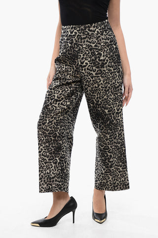 Relaxed-Fit Hose JEMI LEPPO mit Animalier-Print