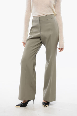 Wool Straight-leg Pants