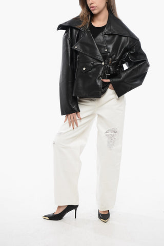 Giubbotto Biker ADO In Pelle Vegan 