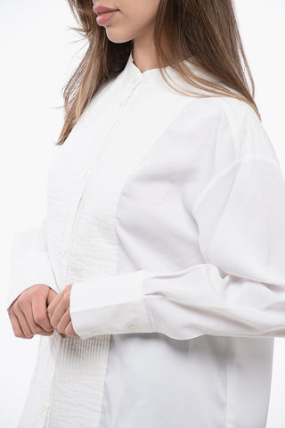 Cotton Poplin MAE Pin Tuck Shirt