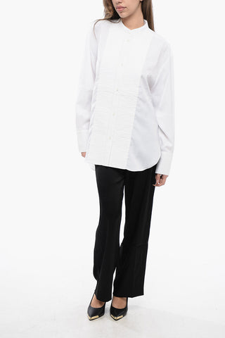 Cotton Poplin MAE Pin Tuck Shirt