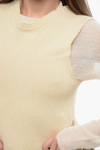 Long Wool Knit with Asymmetry