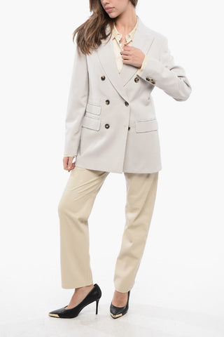 Double-breasted CADORE Blazer with Peak Lapel