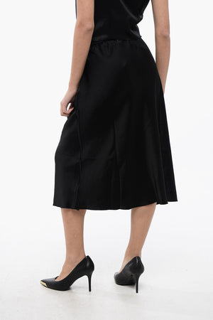 Satin Skirt ZARINA with Elastic Waist