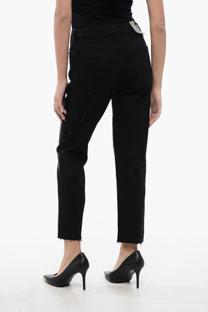 Jeans RALI a Gamba Dritta Impreziositi da Strass 16cm