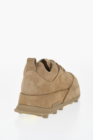 Suede REVERSE Lace-up Sneakers
