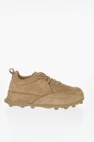Suede REVERSE Lace-up Sneakers