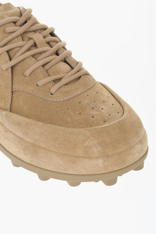 Suede REVERSE Lace-up Sneakers