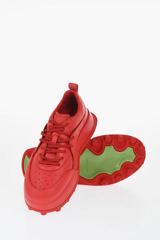 Leather SPORTY Lace-up Sneakers