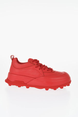 Leather SPORTY Lace-up Sneakers