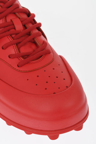 Leather SPORTY Lace-up Sneakers