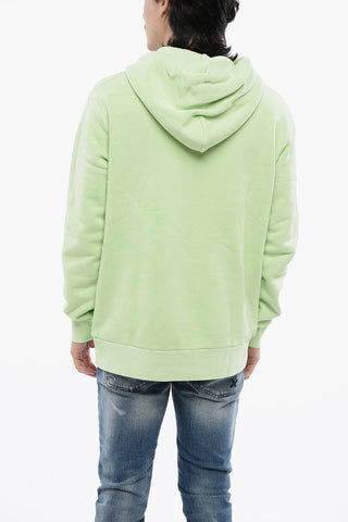 Hoodie Aus Gebürsteter Baumwolle LUCILLA Mit Gesticktem Logo