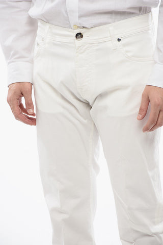 ID LUXURY DENIM Ton-sur-ton Embroidered Denims
