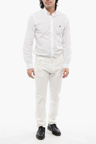ID LUXURY DENIM Ton-sur-ton Embroidered Denims