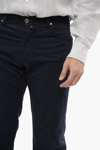 ID LUXURY DENIM Ton-sur-ton Embroidered Denims