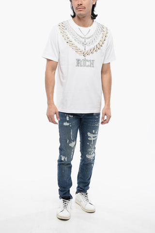 Regular Fit SHINAZU T-shirt With Necklace Print