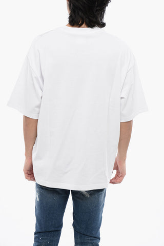Oversize-Fit T-Shirt Mit Ketten-Print