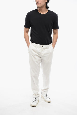 CC COLLECTION Solid Color Regular Waist Chinos Pants