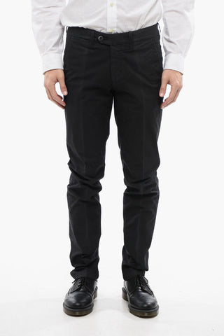 ID Stretch Cotton Chinos Pants with Belt Loops