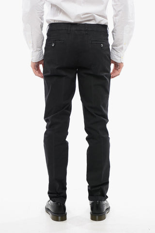 ID Stretch Cotton Chinos Pants with Belt Loops