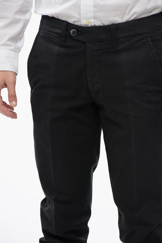 ID Stretch Cotton Chinos Pants with Belt Loops