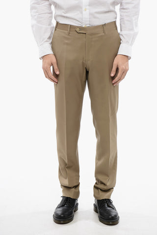 Virgin Wool ACADEMY Pants with Belt Loops