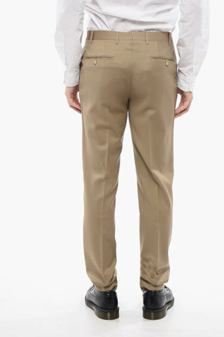 Virgin Wool ACADEMY Pants with Belt Loops