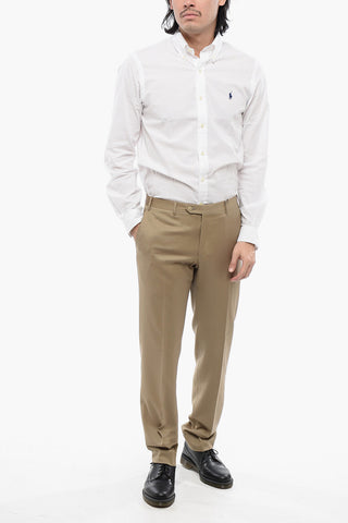 Virgin Wool ACADEMY Pants with Belt Loops