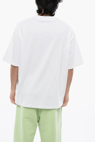 Oversize-Fit T-Shirt Mit Print Und Strass