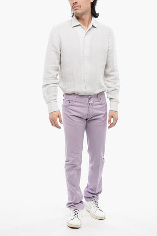 CC COLLECTION Jeans with 5 Pockets and Embroidery
