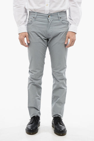 ID 5-Pocketed Stretch Cotton Pants