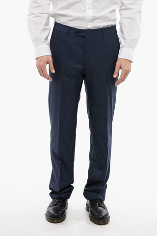 ROAD TO EXCELLENCE Virgin Wool LEADER Pants with Belt Loops