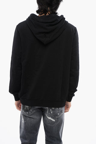 Brushed Cotton Hooded Sweatshirt BETTO With Embroidered Logo