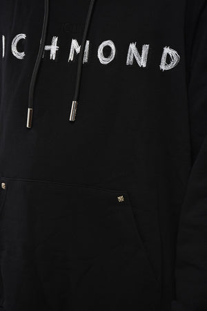 Brushed Cotton Hooded Sweatshirt BETTO With Embroidered Logo